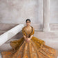 Kesar Fab Dark-Mustard Banarasi Silk Hand_Woven Lehenga | Swadesiicart