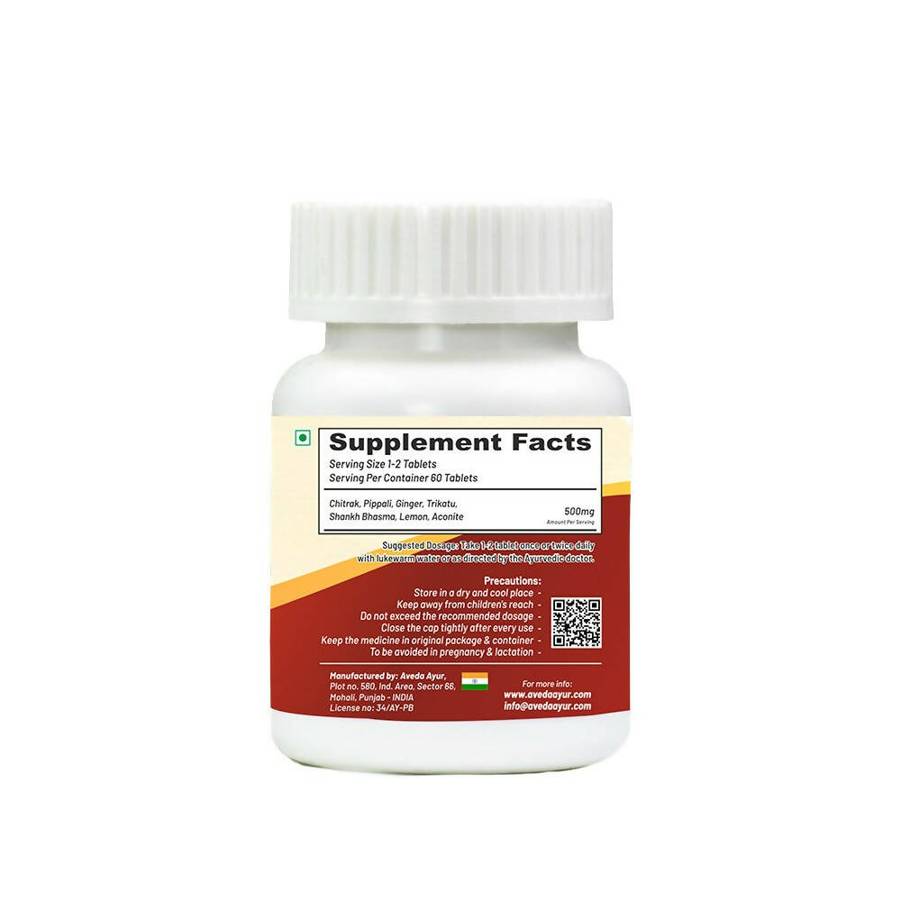 Life Aveda Mahashankh Vati Tablets - Swadesiicart