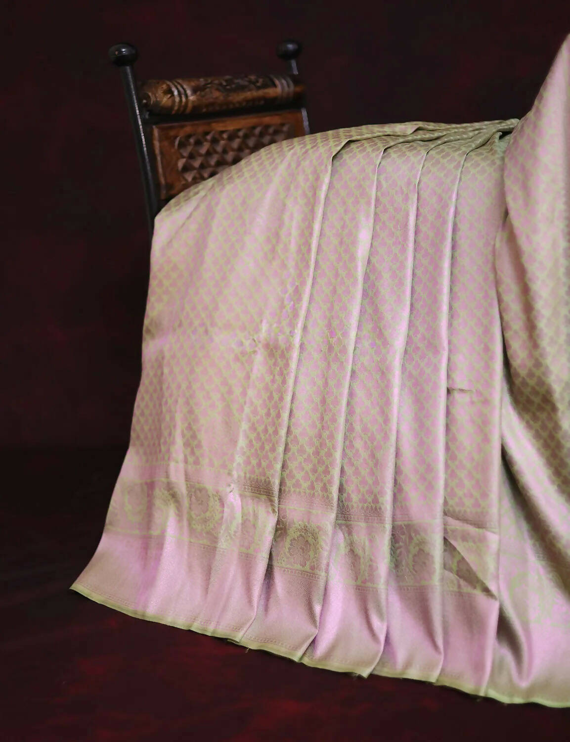 Half Mix Soft Silk Saree - HSS7 By Gayathri Reddy Designer Studio | Swadesiicart