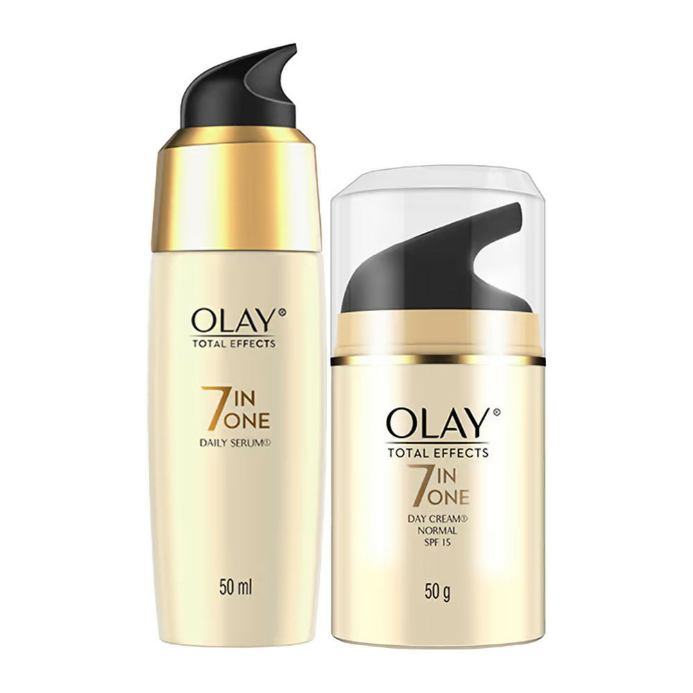 Olay Total Effects Serum + Day Cream Combo - Swadesiicart