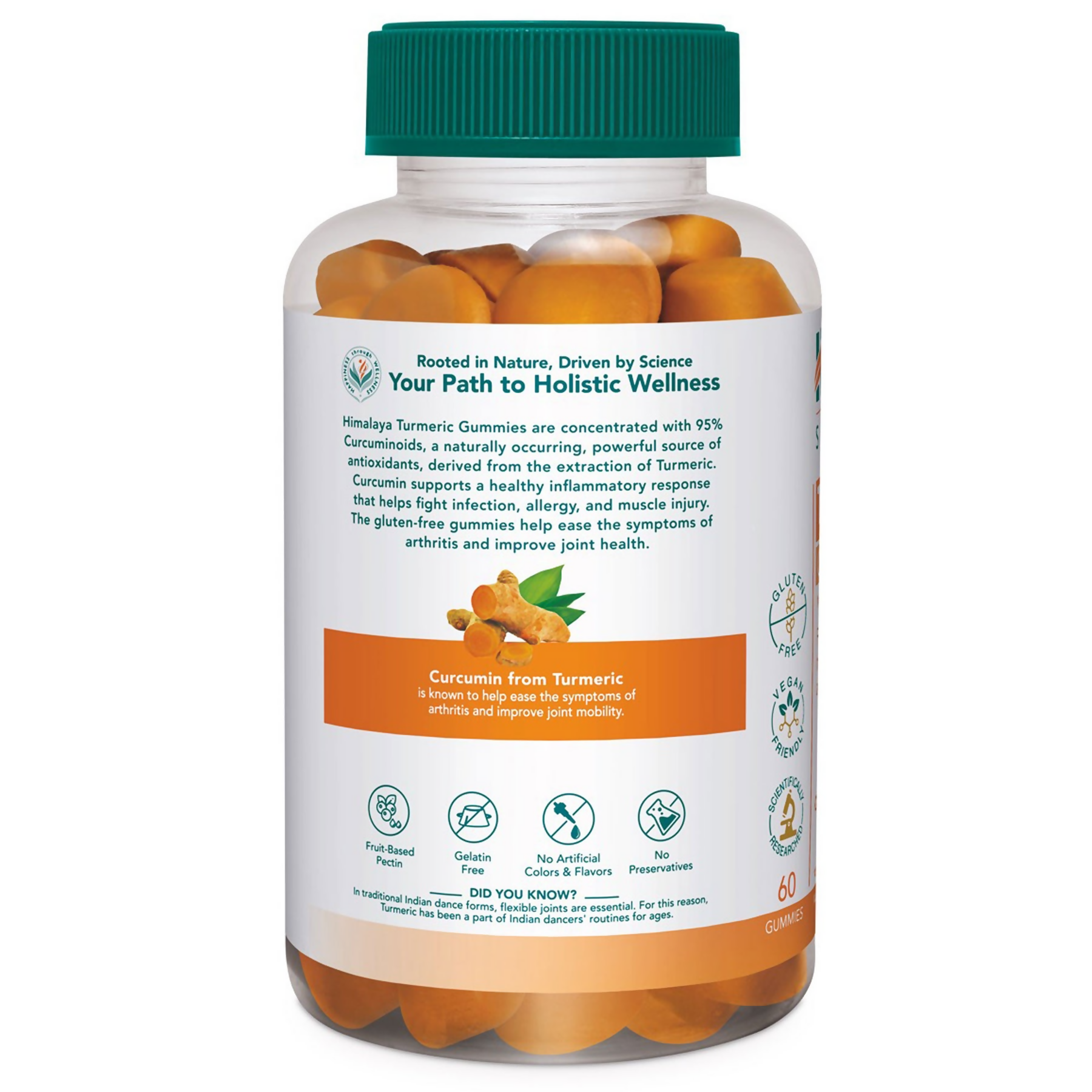 Himalaya Herbals Healthy Turmeric Gummies - Swadesiicart