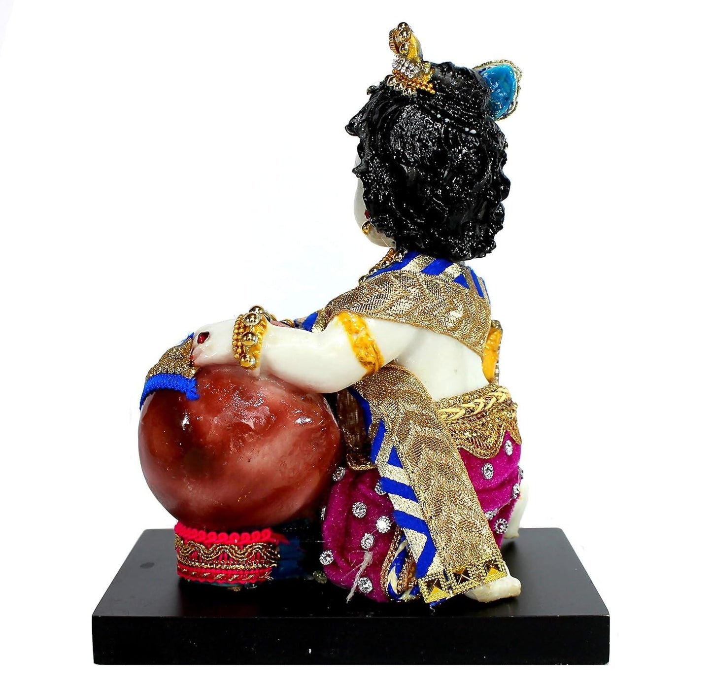 Esplanade Resin Krishna Makhan Chor Statue - Swadesiicart