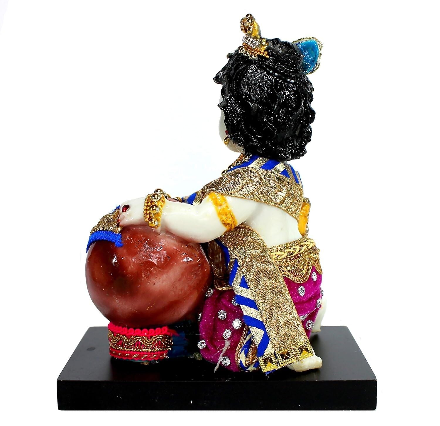 Esplanade Resin Krishna Makhan Chor Statue - Swadesiicart