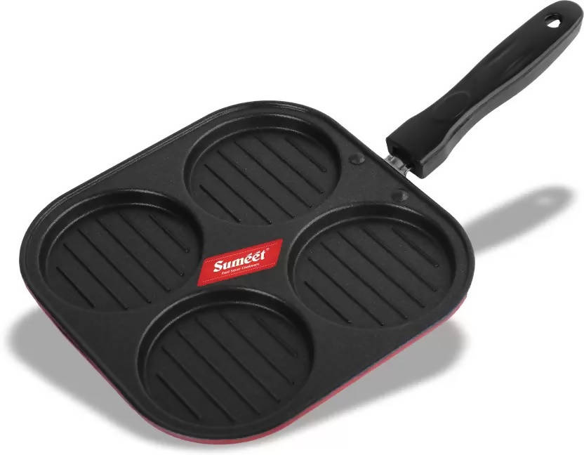 Sumeet Aluminium Non Stick 2.6mm Thick Mini Multi Snack Maker Pan - Swadesiicart