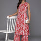 Ahalyaa Women's Traditional wear Kurta Set - Red | Swadesiicart