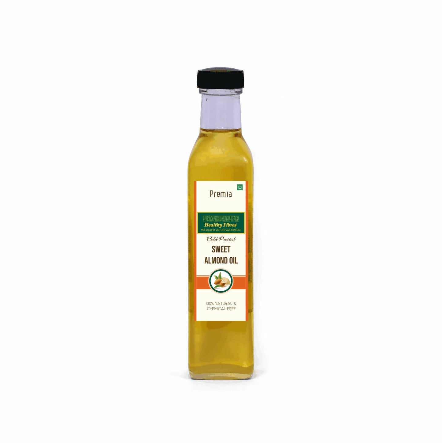 Healthy Fibres Cold Pressed Sweet Almond Oil - Healthy Fibres