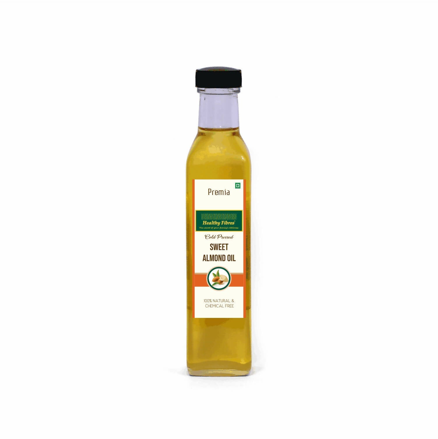 Healthy Fibres Cold Pressed Sweet Almond Oil - Healthy Fibres