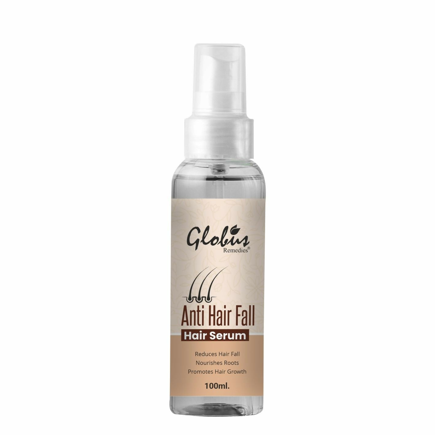 Globus Remedies Anti-Hair Fall Hair Serum, For Frizzy Hair, Smoothens Rough Ends, Adds Instant Shine | Swadesiicart