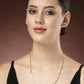 NVR Women's Set of 2 Gold-Polished Minimal Chain | Swadesiicart