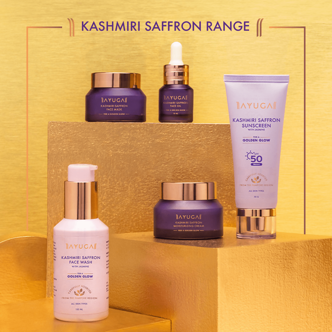 Ayuga Kashmiri Saffron Face Mask - Limited Time Offer - Swadesiicart