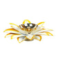 CraftVatika Gold-Toned Lotus Shaped Diya For Pooja | Swadesiicart