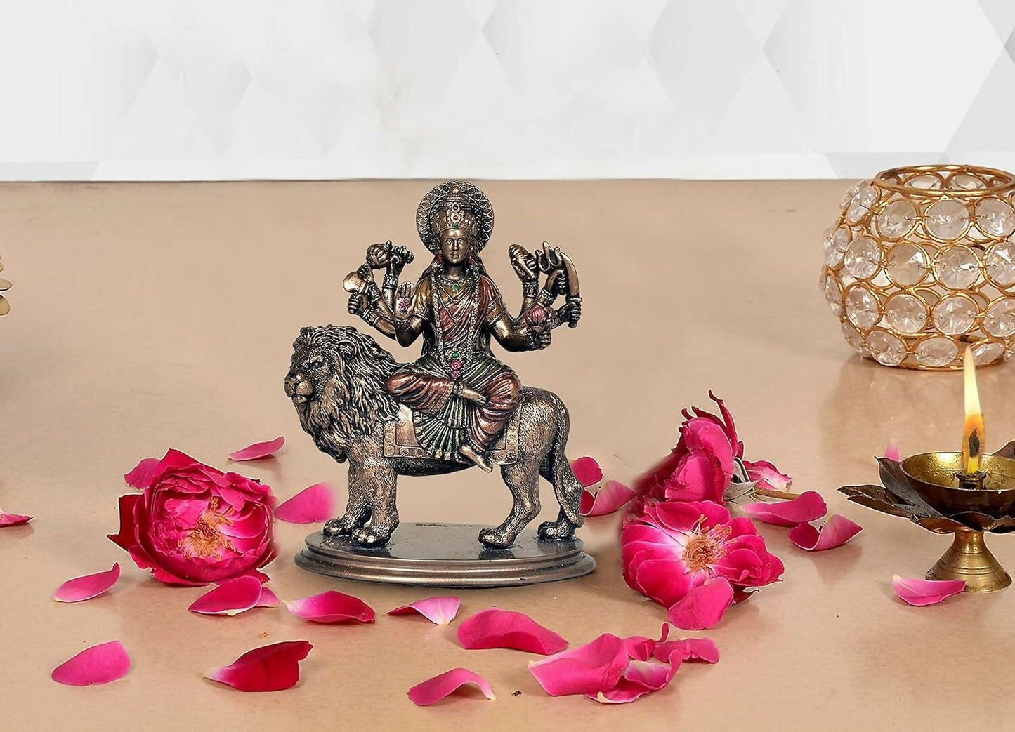 Umi Cold Cast Resin Maa Durga Idol - Swadesiicart