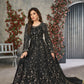 Anaita Black Embroidered Net Stitched Anarkali suit
