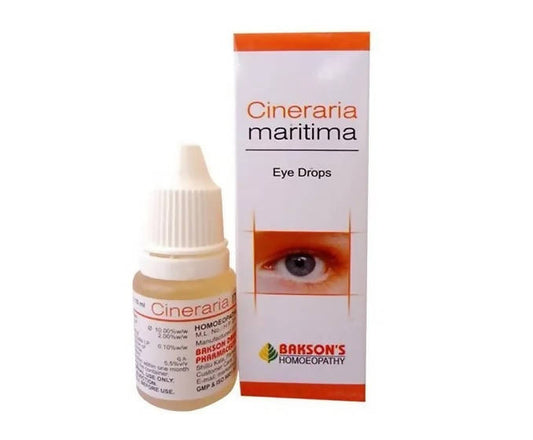Bakson's Homeopathy C-ineraria Maritima Eye Drops - Swadesiicart