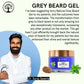 Ivory Natural Grey Beard Gel Restores Dark Shine & Vibrant Of Beard | Swadesiicart