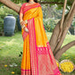 Shree Shyam Fashion Yellow Soft Silk Saree