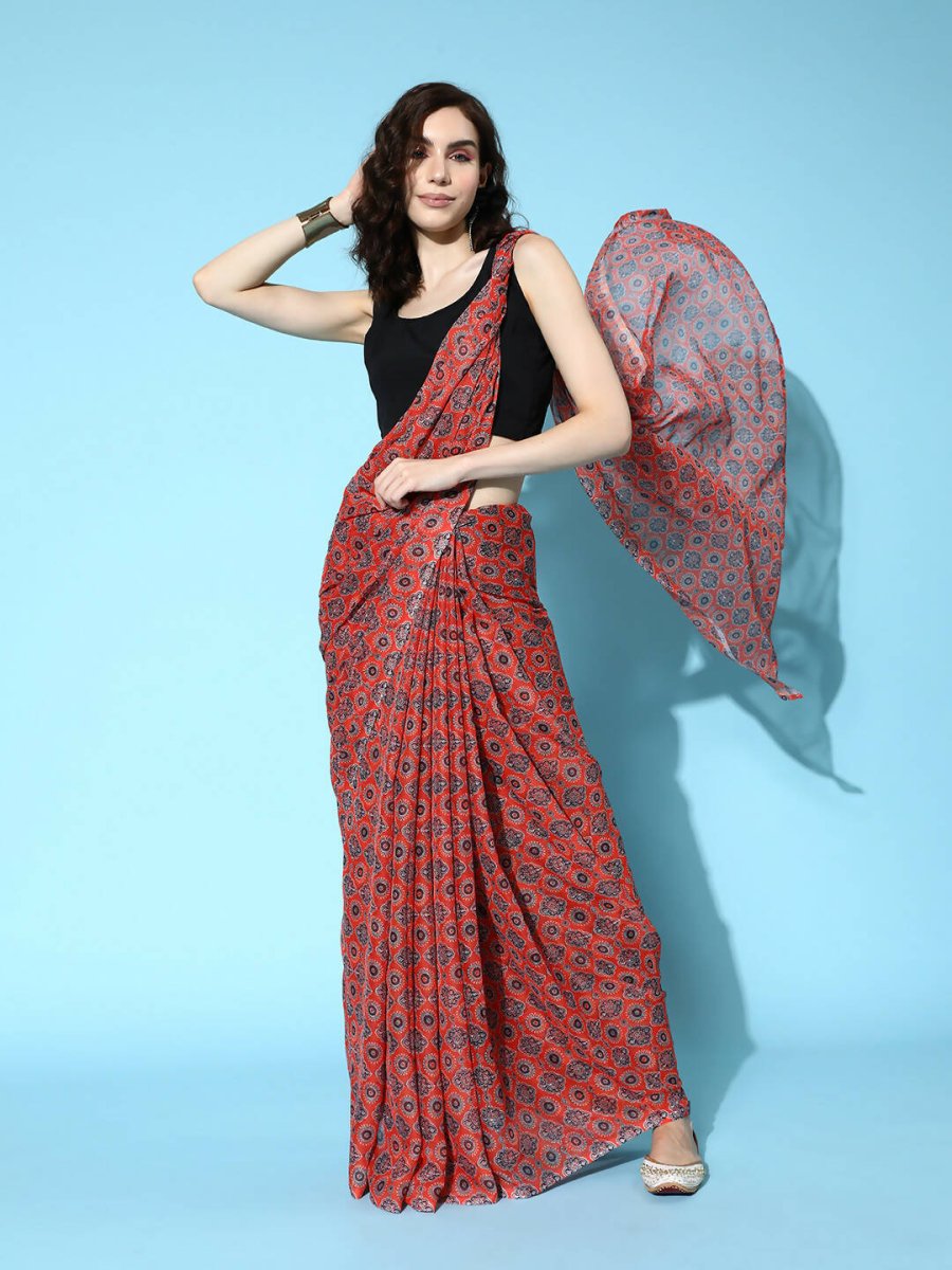 Ahalyaa Women's Traditional wear Saree - Mustard | Swadesiicart