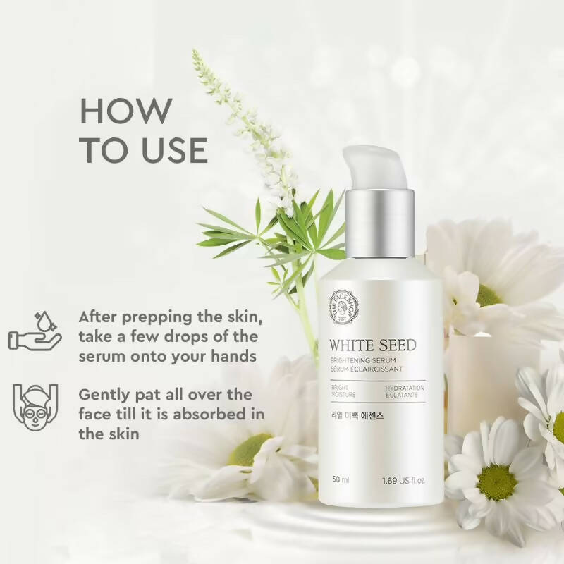 The Face Shop White Seed Brightening Serum - Korean Skincare | Swadesiicart