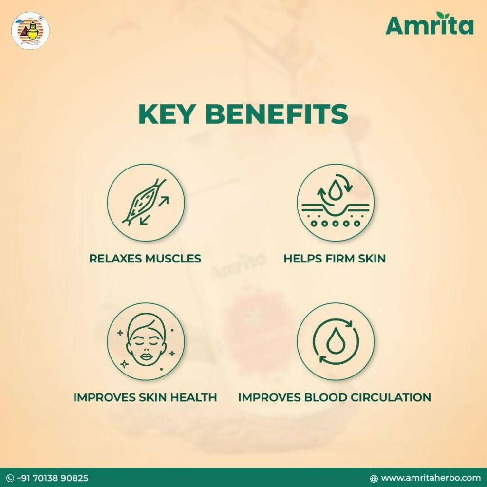 Amrita Blossom Oil - Massage Oil for Women - Swadesiicart