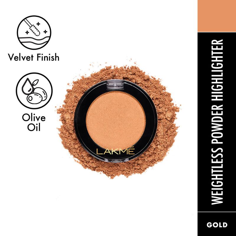 Lakme Face It Highlighter - Gold - Swadesiicart