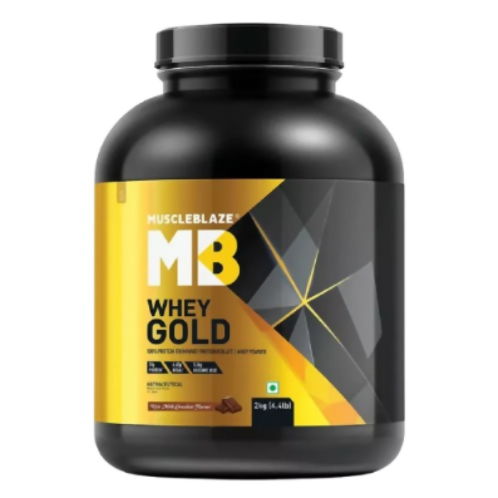 MuscleBlaze Whey Gold Richmilk Chocolate | Swadesiicart