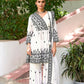 Anaita White Chinon Readymade Sharara Suit with Embroidery Work