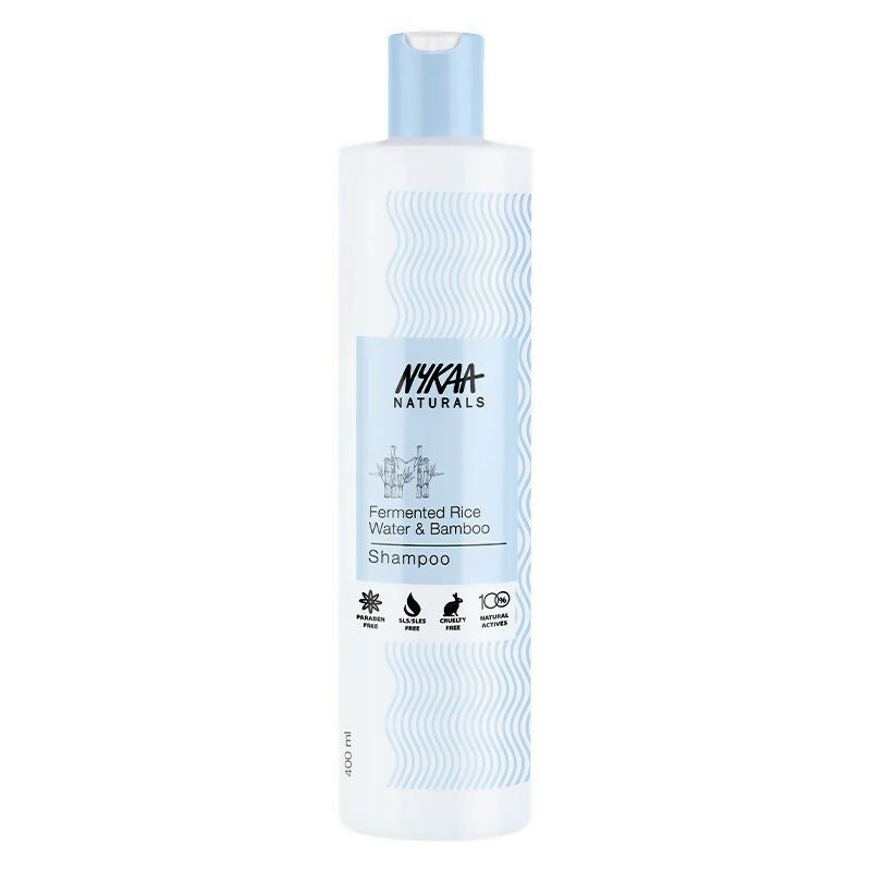 Nykaa Naturals Anti-Frizz Shampoo With Fermented Rice Water, Bamboo & Argan Oil - Swadesiicart