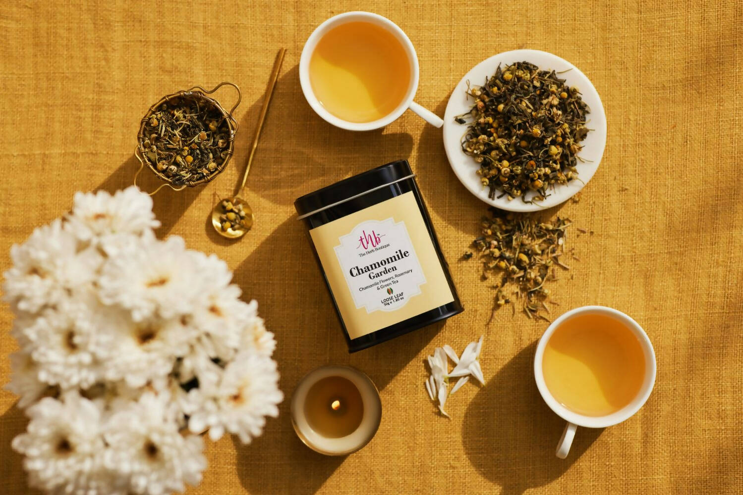 The Herb Boutique Chamomile Garden Tea - Swadesiicart