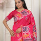 Shree Shyam Fashion Silk Blend Pink Saree