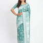 Shree Shyam Fashion Linen Cotton Mustard Saree