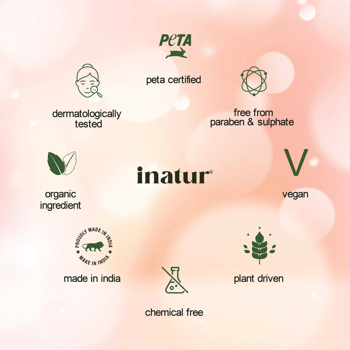 Inatur Lip and Cheek Tint Rose Berry - Swadesiicart