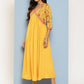Ahalyaa Women's Traditional wear Ethnic Dress - Mustard | Swadesiicart