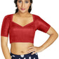 Aastha Fashion Women's Red Art Silk Designer Traditional Readymade Blouse