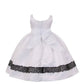Asmaani Baby Girl's Off-White Colour Satin A-Line Maxi Full Length Dress (AS-DRESS-22154)