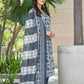 BulBul Fashionista Navy Cotton Kurta Set with Dupatta - Swadesiicart