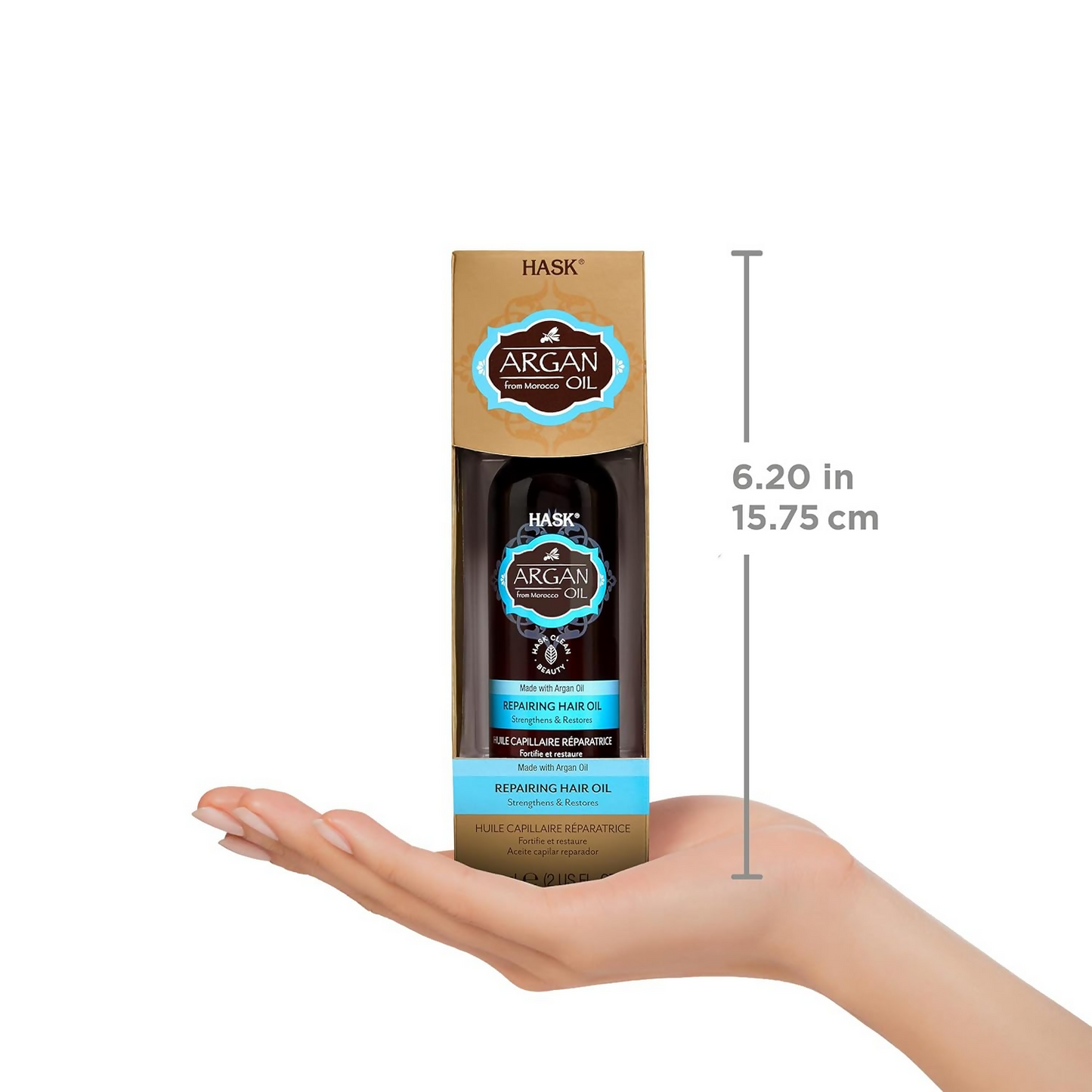 HASK Argan Oil Repairing Hair Oil | Swadesiicart