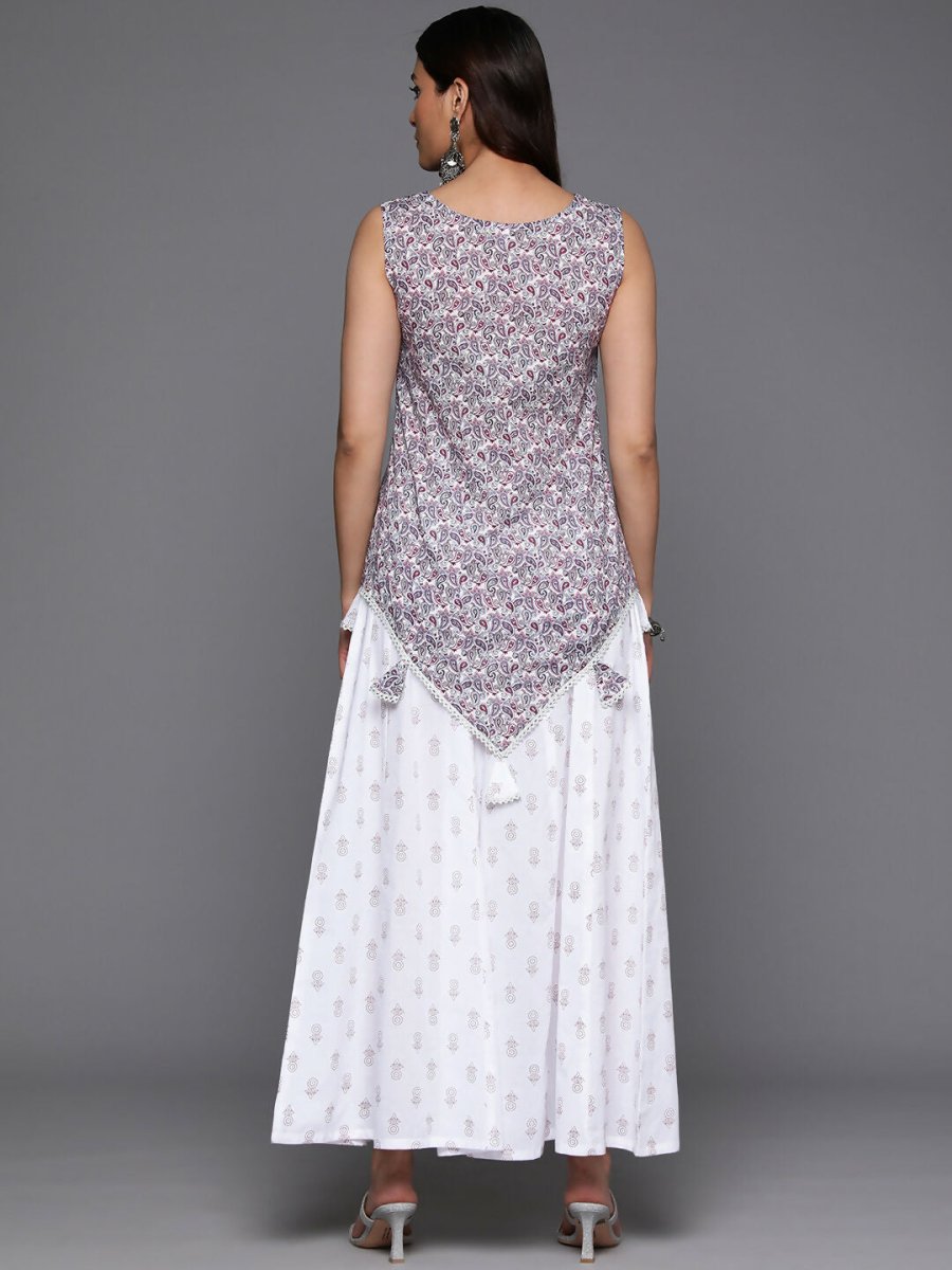 Ahalyaa Women's Traditional Wear Co-ods - Maroon - Swadesiicart