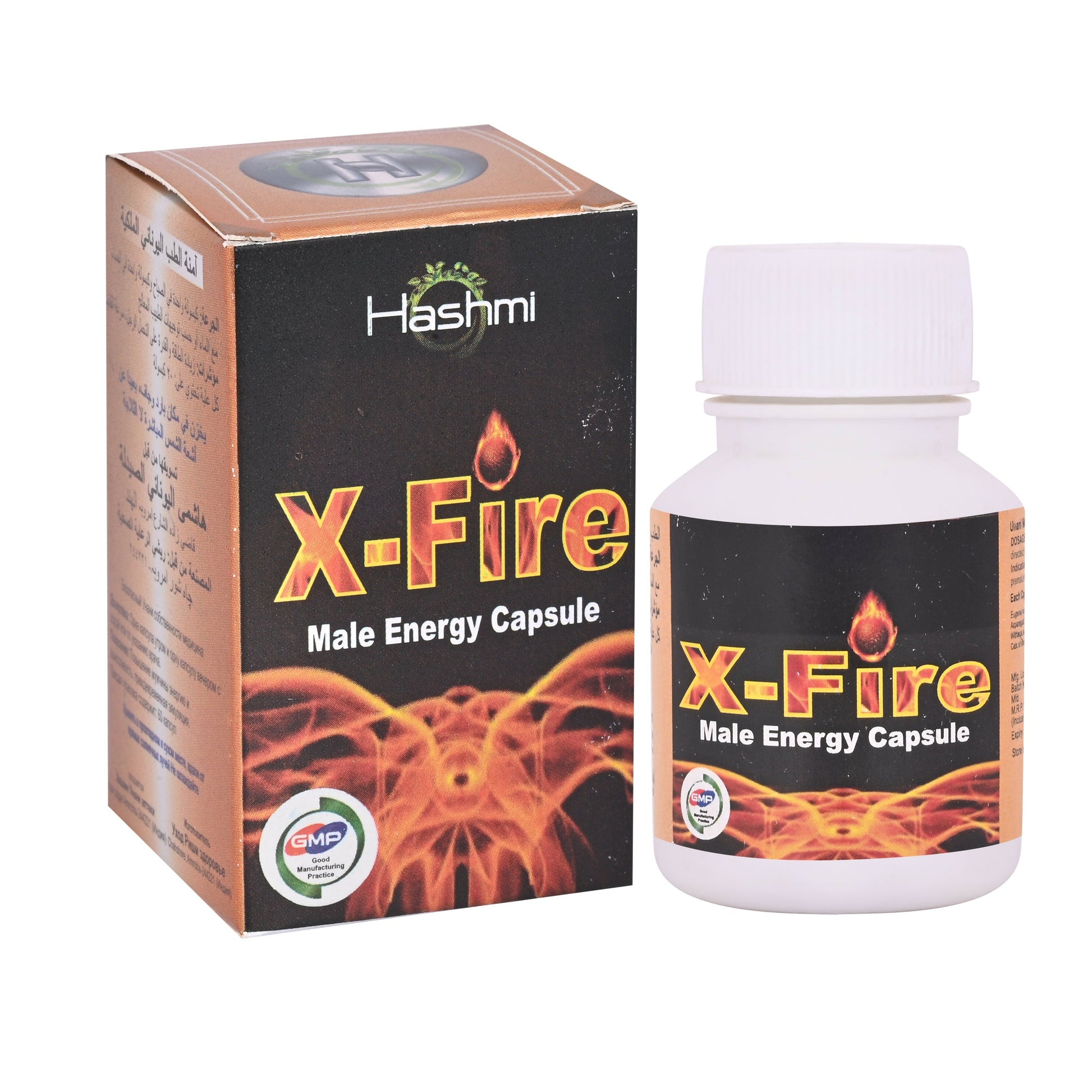Hashmi Pharmacy X-Fire Capsule for Strength, Stamina, Energy, Power Men | Swadesiicart