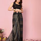 Attractive These Party Wear Ready To Wear Saree - Grey | Swadesiicart