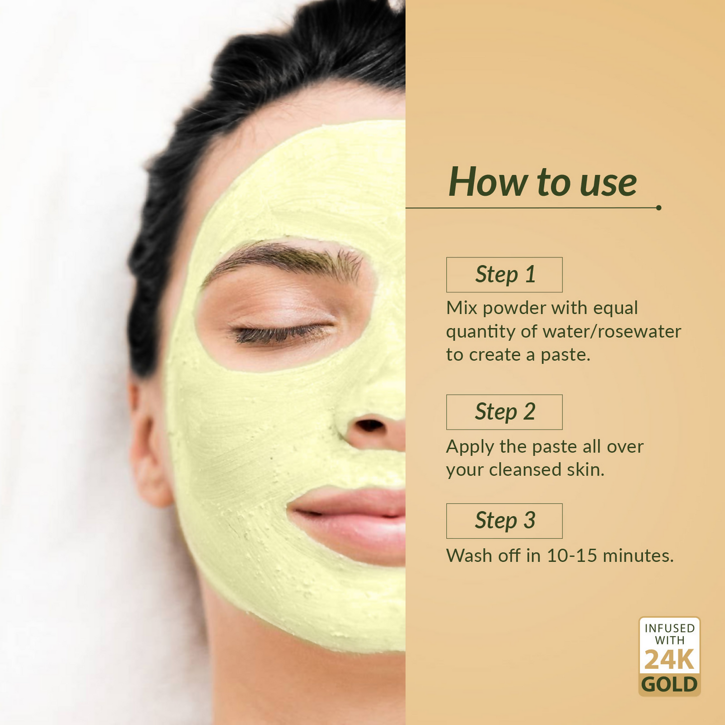 Lotus Botanicals Ubtan De-Tan Radiance Face & Body Mask | Swadesiicart