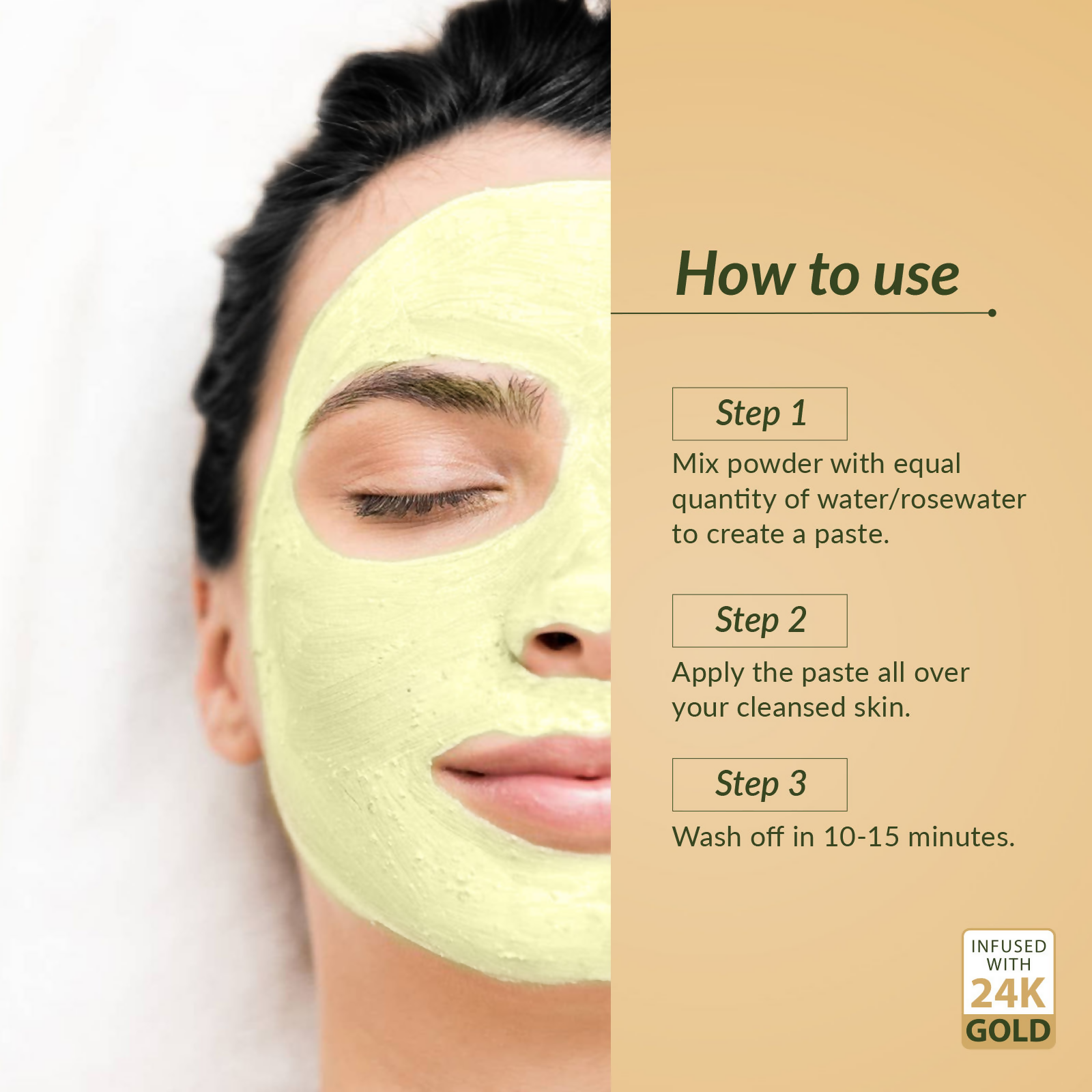 Lotus Botanicals Ubtan De-Tan Radiance Face & Body Mask | Swadesiicart