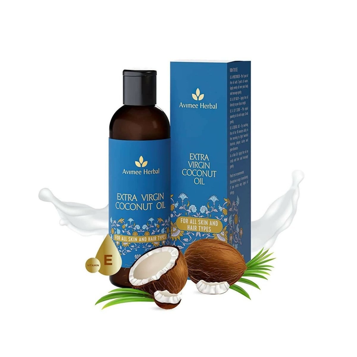 Avimee Herbal Extra Virgin Coconut Oil For Winters, Moisturizes Skin & Hair - Limited Time Offer - Avimee Herbal Pvt Ltd