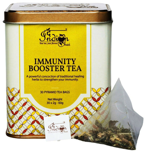 The Indian Chai - Immunity Booster Tea 30 Pyramid Tea Bags | Swadesiicart