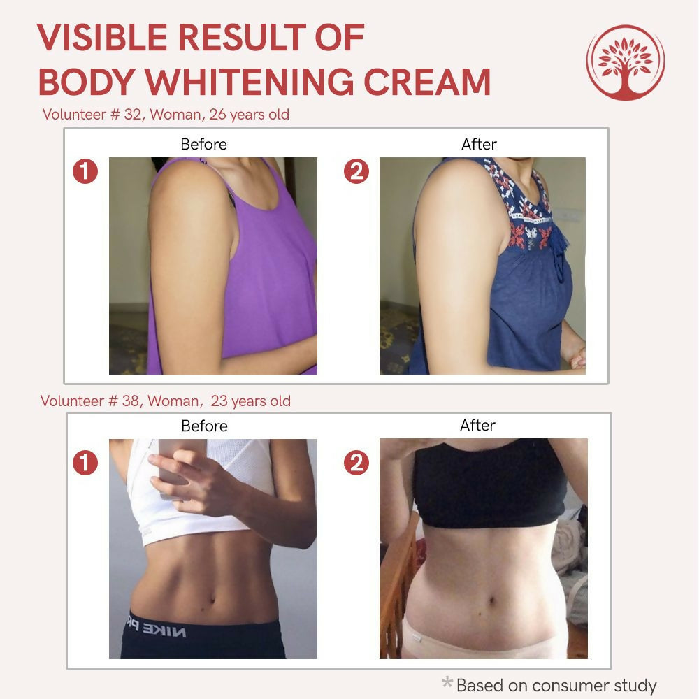 Ivory Natural Body Whitening Cream - Achieve Even Skin Tone And Smooth Texture For A Radiant Glow | Swadesiicart