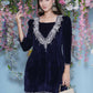 Joban Fashion Navy Blue Coord Set with inner - Swadesiicart