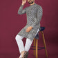 Anaita Navy Chikankari Work Viscose Rayon Straight Kurta