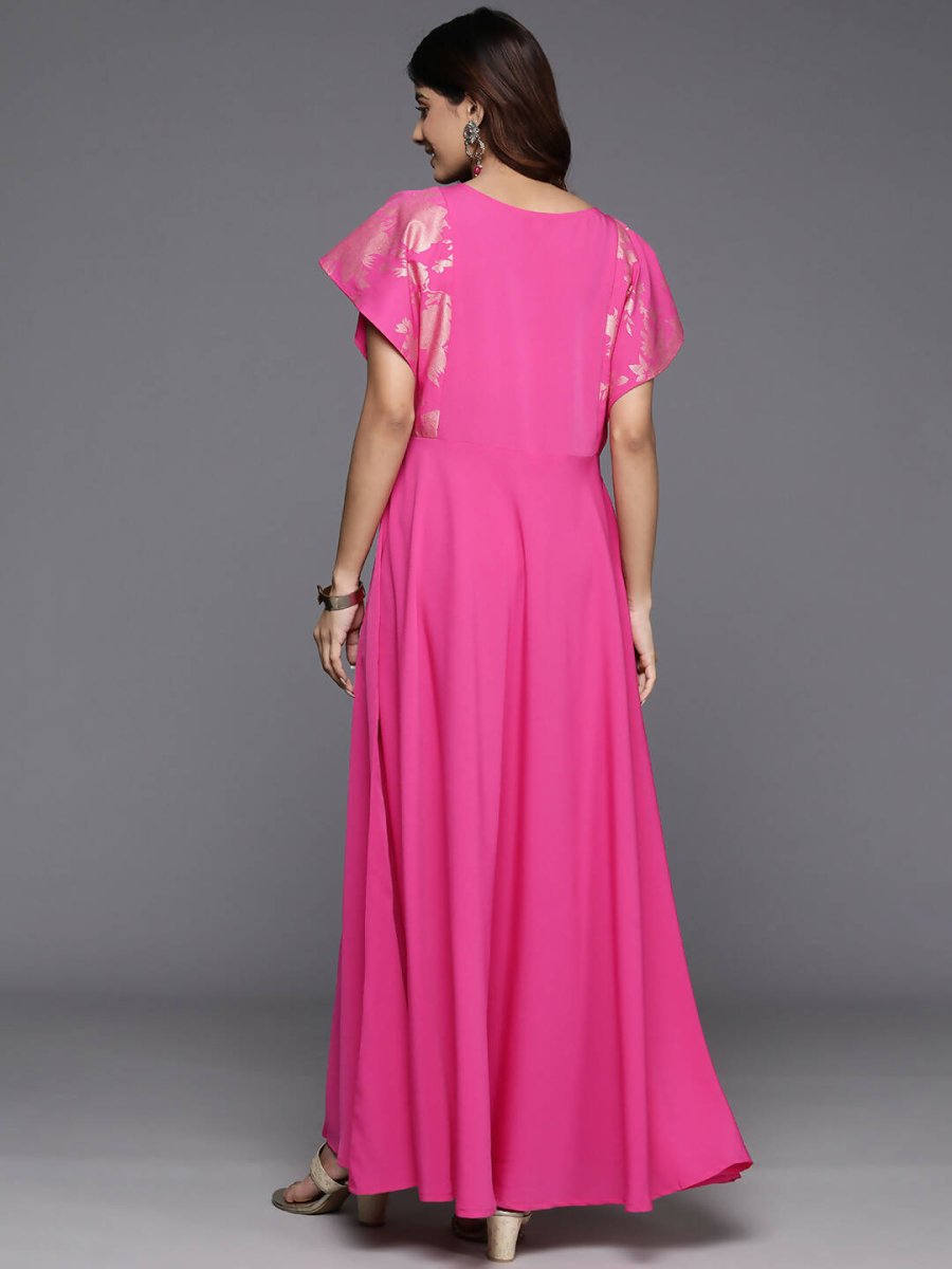 Ahalyaa Women's Traditional wear Dress - Pink | Swadesiicart