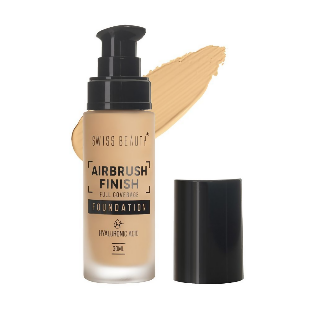 Swiss Beauty Airbrush Finish Full Coverage Foundation - Fair Ivory | Swadesiicart
