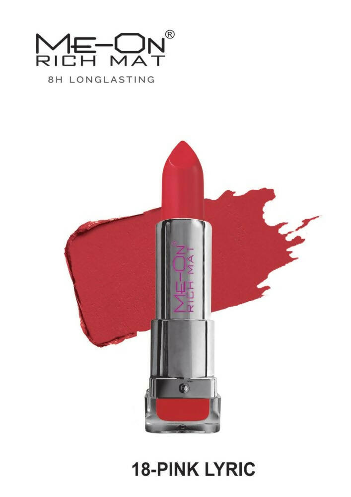 Me-On Professional Rich Mat Lipstick Shade 18 - Swadesiicart