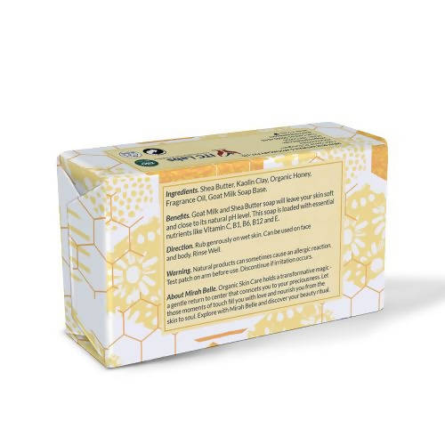 Mirah Belle Goat Milk Honey Shea Nourishing Soap - Swadesiicart